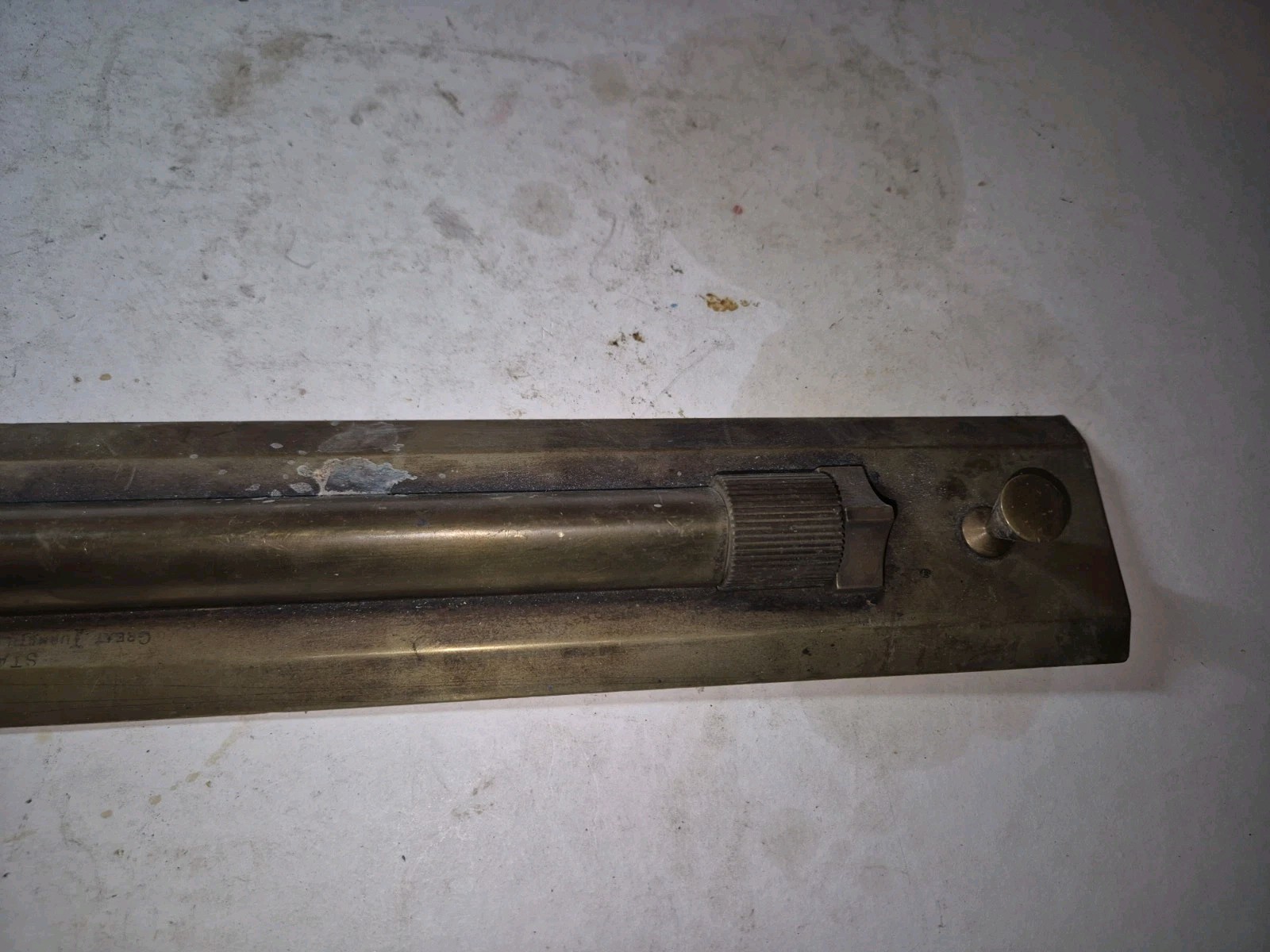 ANTIQUE BRASS / BRONZE ROLLING PARALLEL RULER