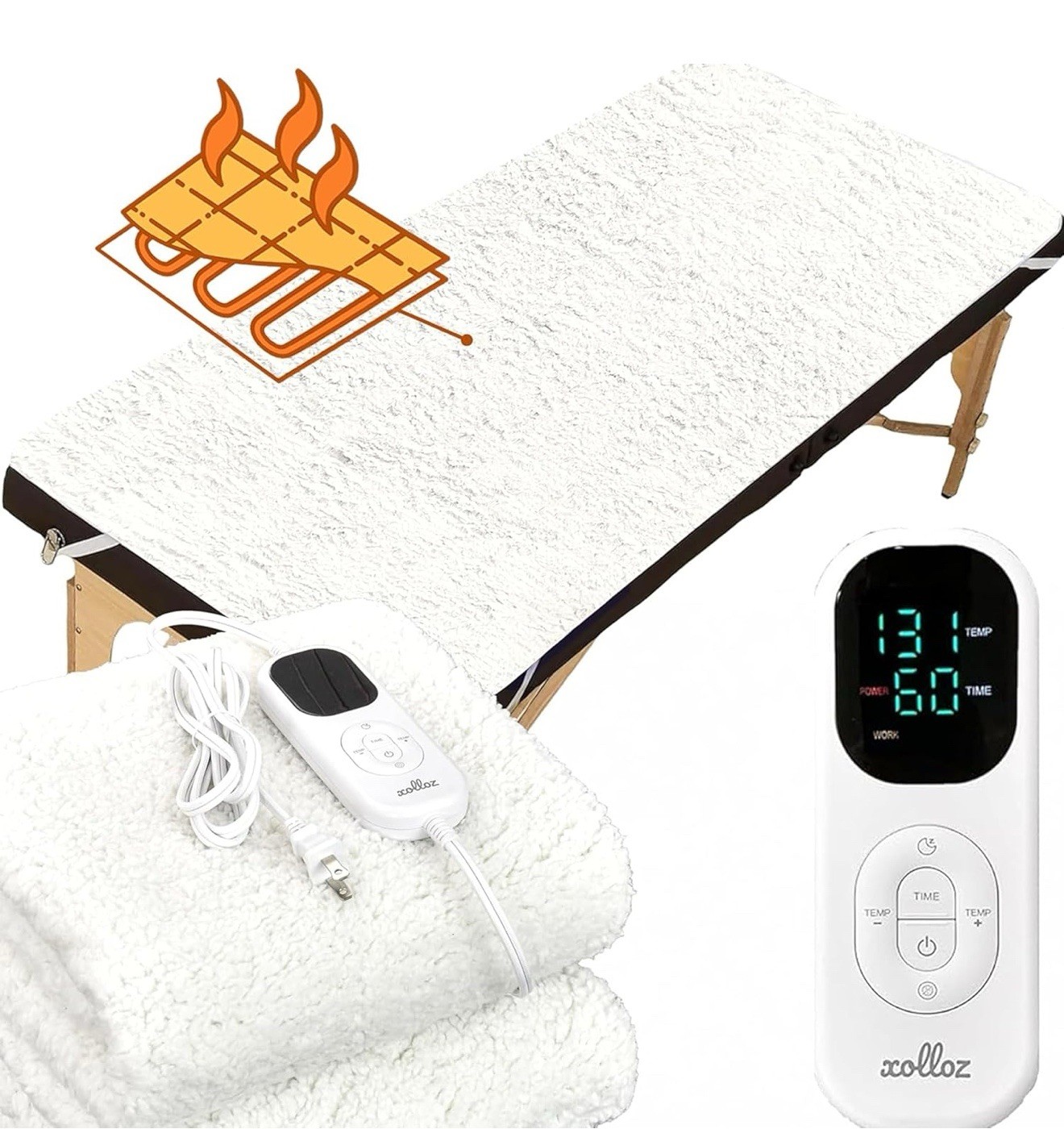 Massage Table Warmer Heating Pad - 71”x31”