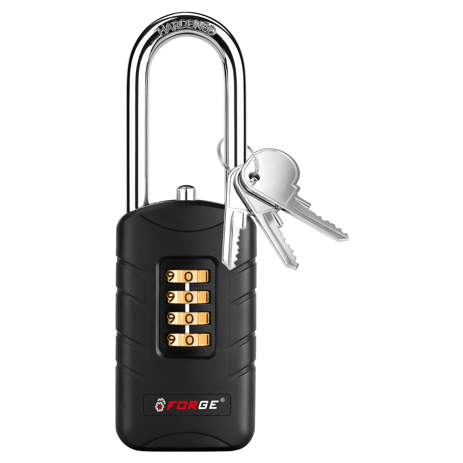 Forge 4-Digit Combination Padlock Backup Keys, Recover Forgotten Code