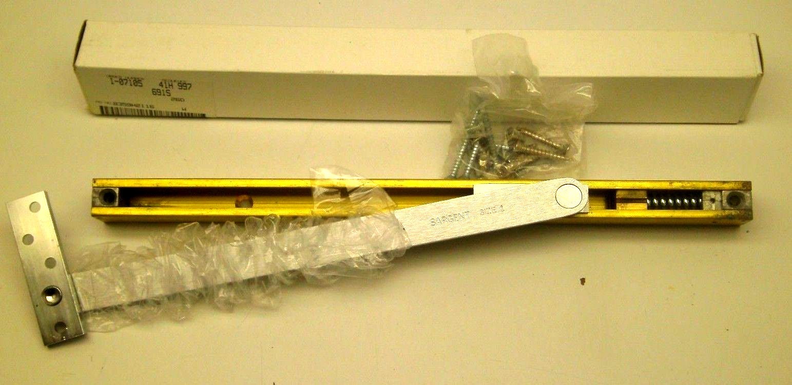 NEW 691S Sargent Concealed Mount Holder Stop W/HARDWARE INSTRUCTIONS BB