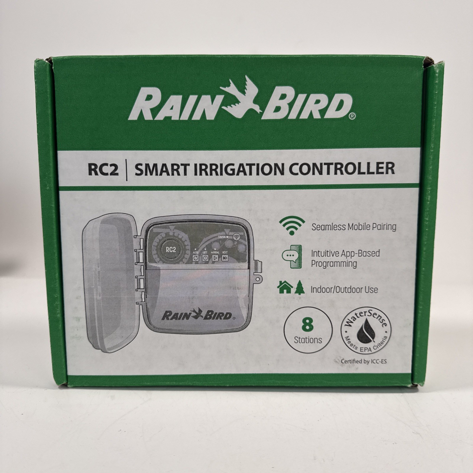 Rain Bird RC2 8 Station WiFi Indoor/Outdoor Controller Timer 120V