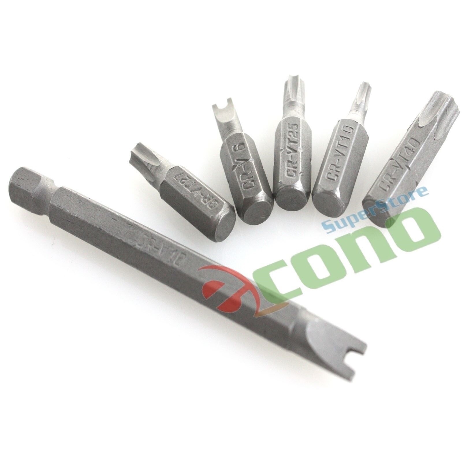 98pc Security Bit Set Tamper Proof Torx Hex Star Spline Bit w/ Long Shank Bits