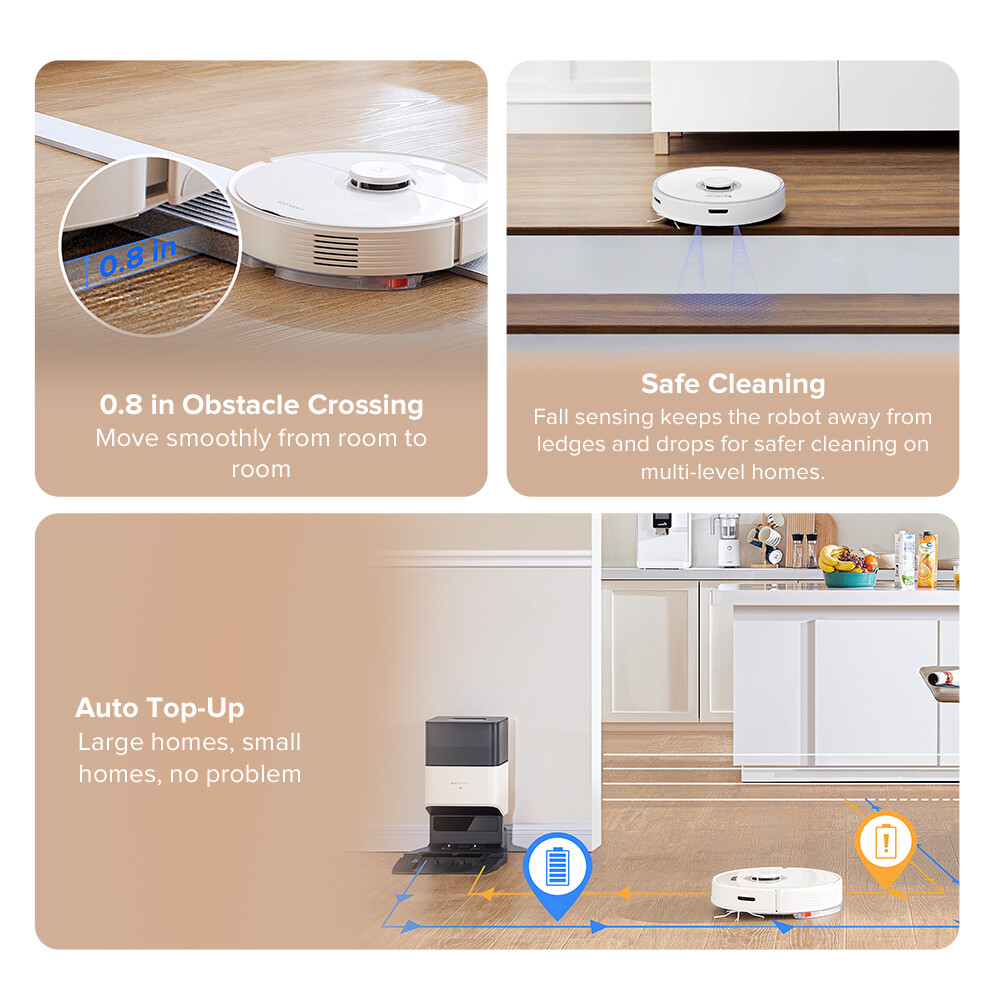 Roborock Q7 Max+ Self-Emptying Robot Vacuum Cleaner - Certified Refurbished