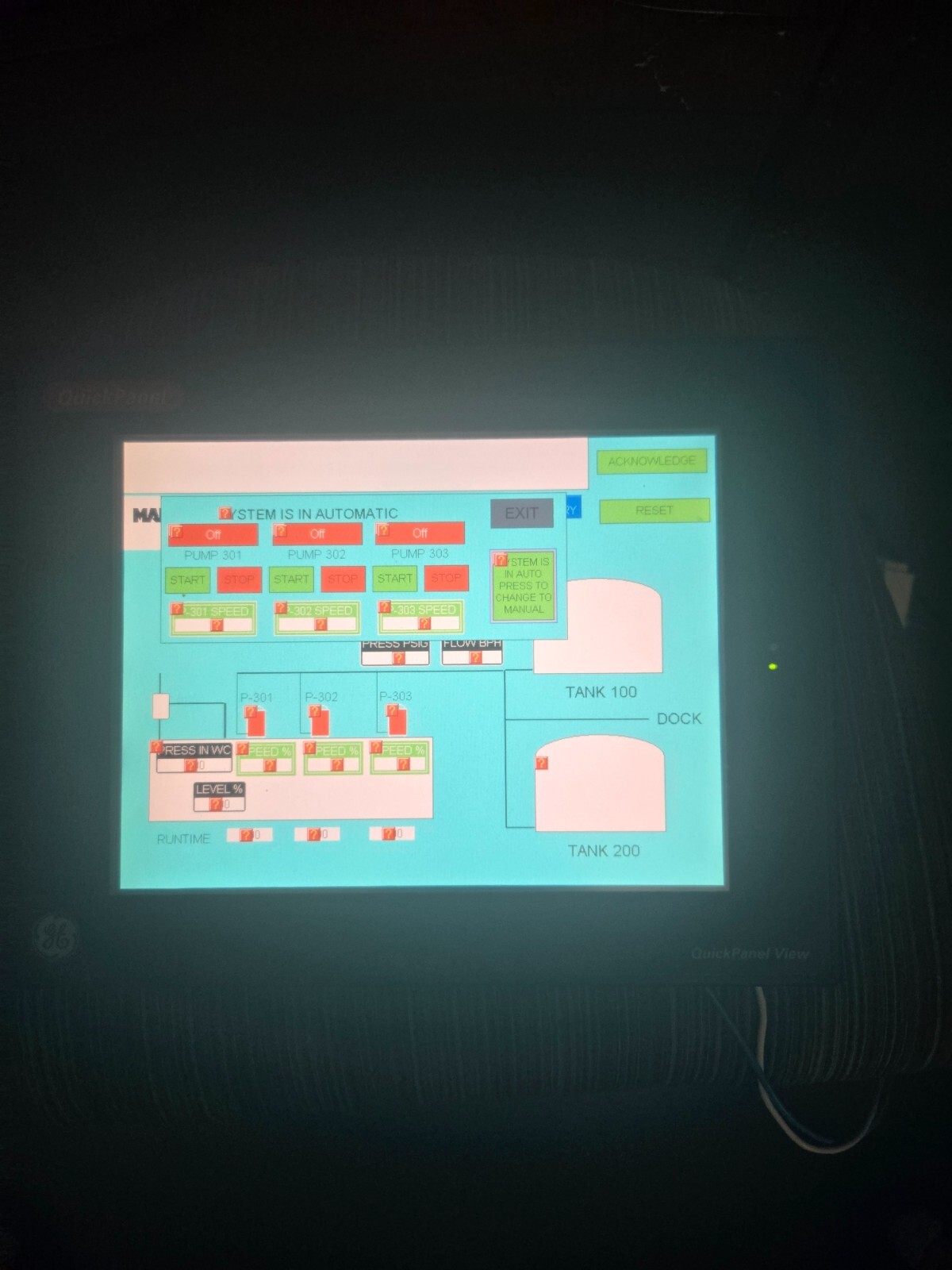 GE Fanuc QuickPanel View IC754VBI12CTD-JK ES1221 HMI Operator Interface 🇺🇸