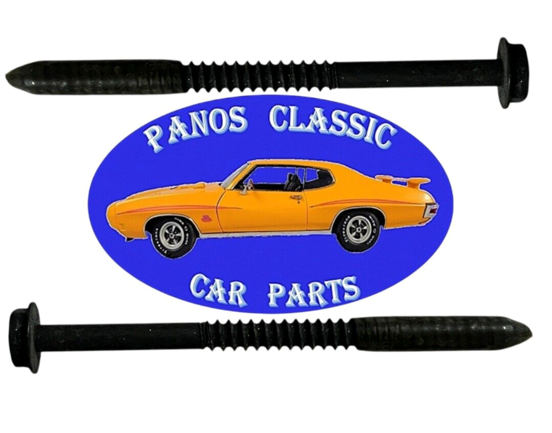 1975-1979 Camaro Firebird Fuse Box Wire Harness to Firewall Screw Black 2pcs #41