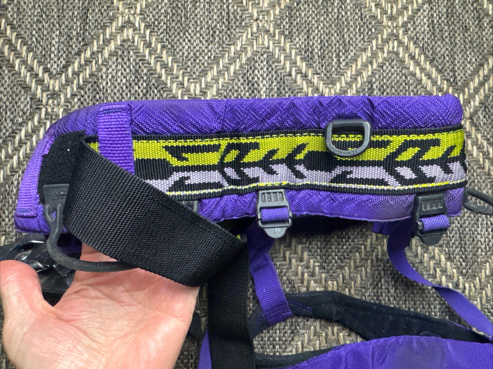 Petzl Jump Harness C20 Large Crolles Climbing W/ Grigi 2 And Wales Caribine