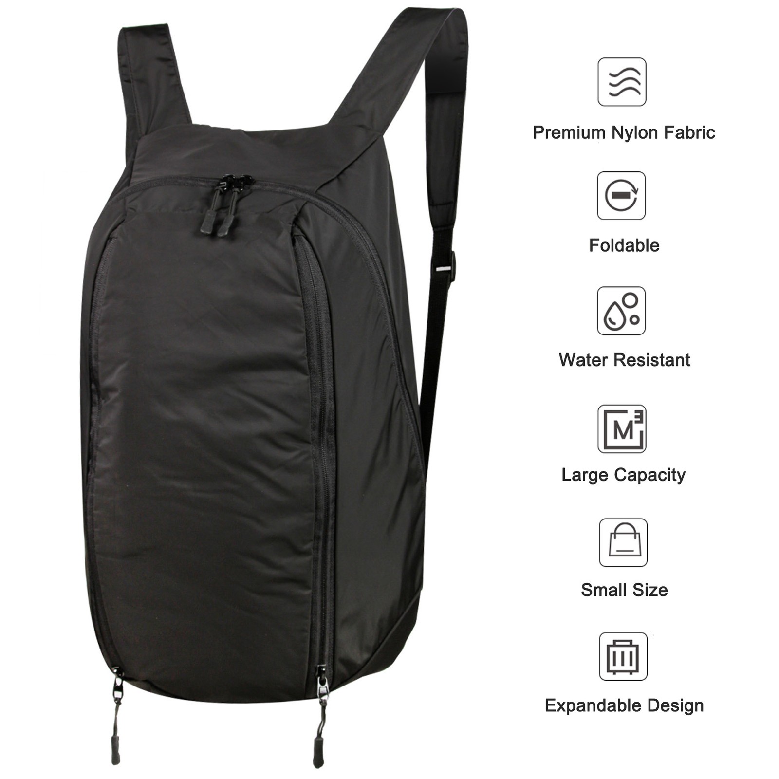 Motorcycle Backpack Foldable Packable Backpack Helmet Backpack Folding