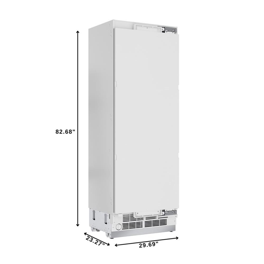 Pemberly Row Panel Ready 30" Refrigerator with 166 Cu Ft Capacity White