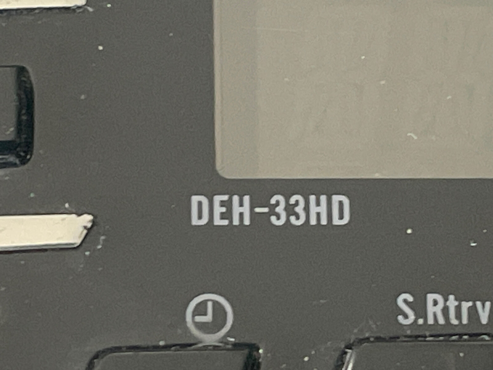 PIONEER DEH-33HD CAR STEREO ONLY PIONEER DEH-33HD FACEPLATE ONLY OEM🟠