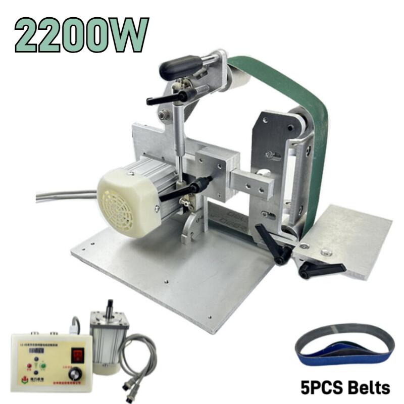 110V/220V 2200W 915x50mm Brushless Belt Machine Grinding Polishing Belt Sander