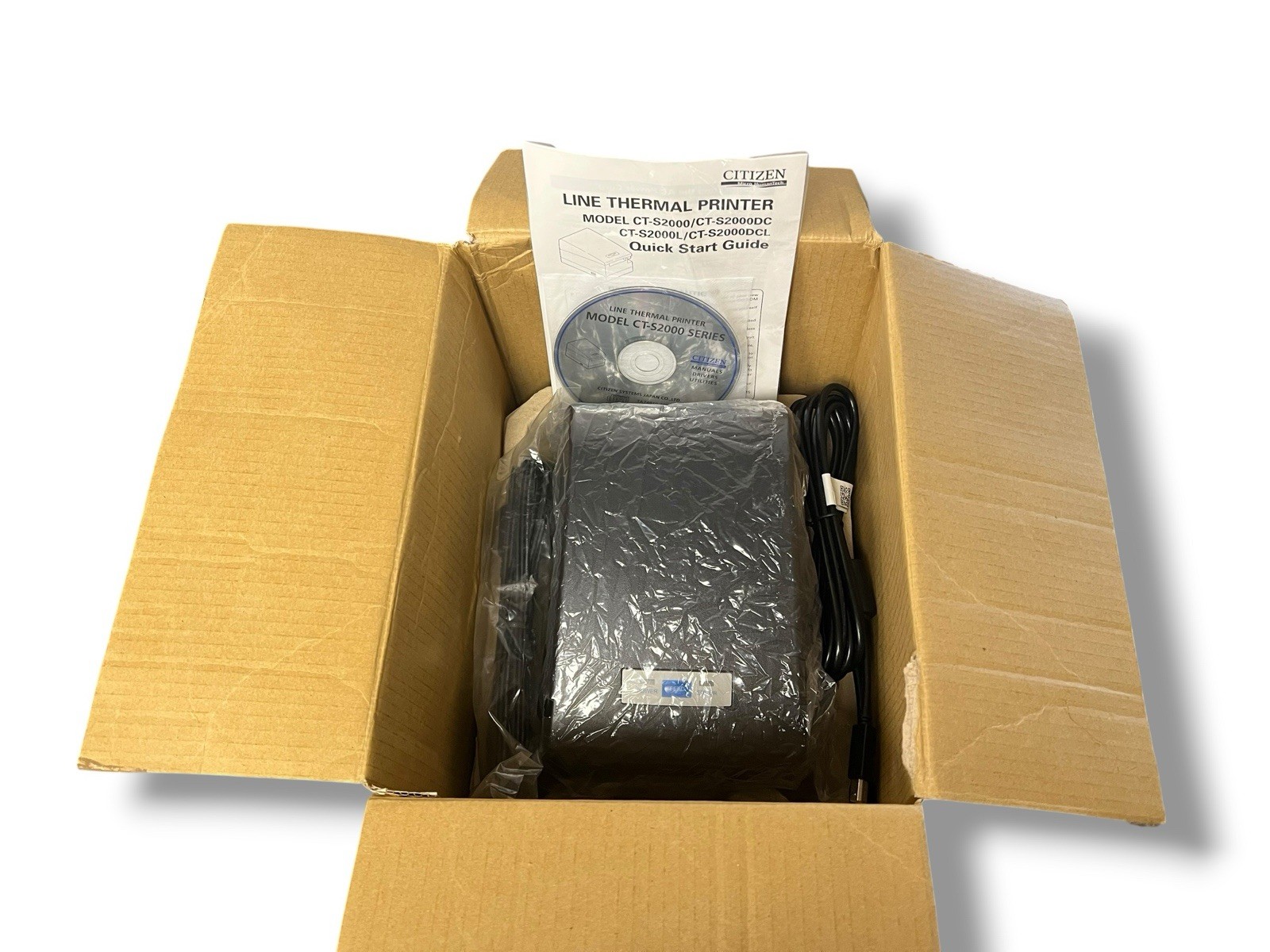 (NEW OPEN BOX) CITIZEN CT-S2000UBU-BK THERMAL POS USB RECEIPT PRINTER