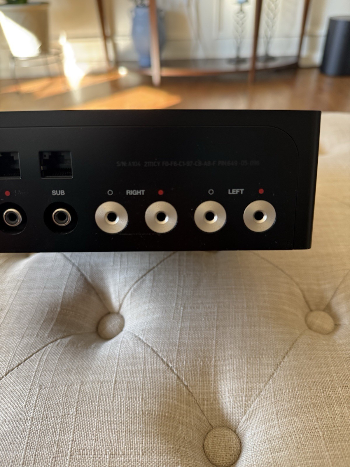Sonos Amp S16 250W 2.1 Channel Wireless Streaming Amplifier Black