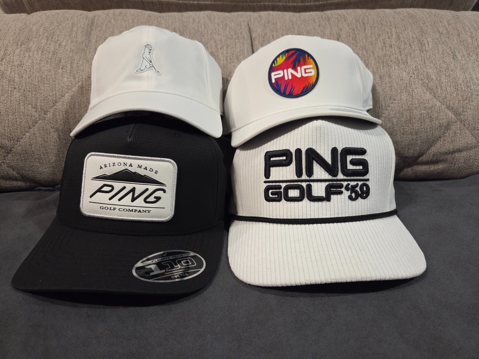 Ping Golf Hat/Cap - Camelback Black, Mr. Ping, Roper or Sunset⛳ ⛳⛳👍New