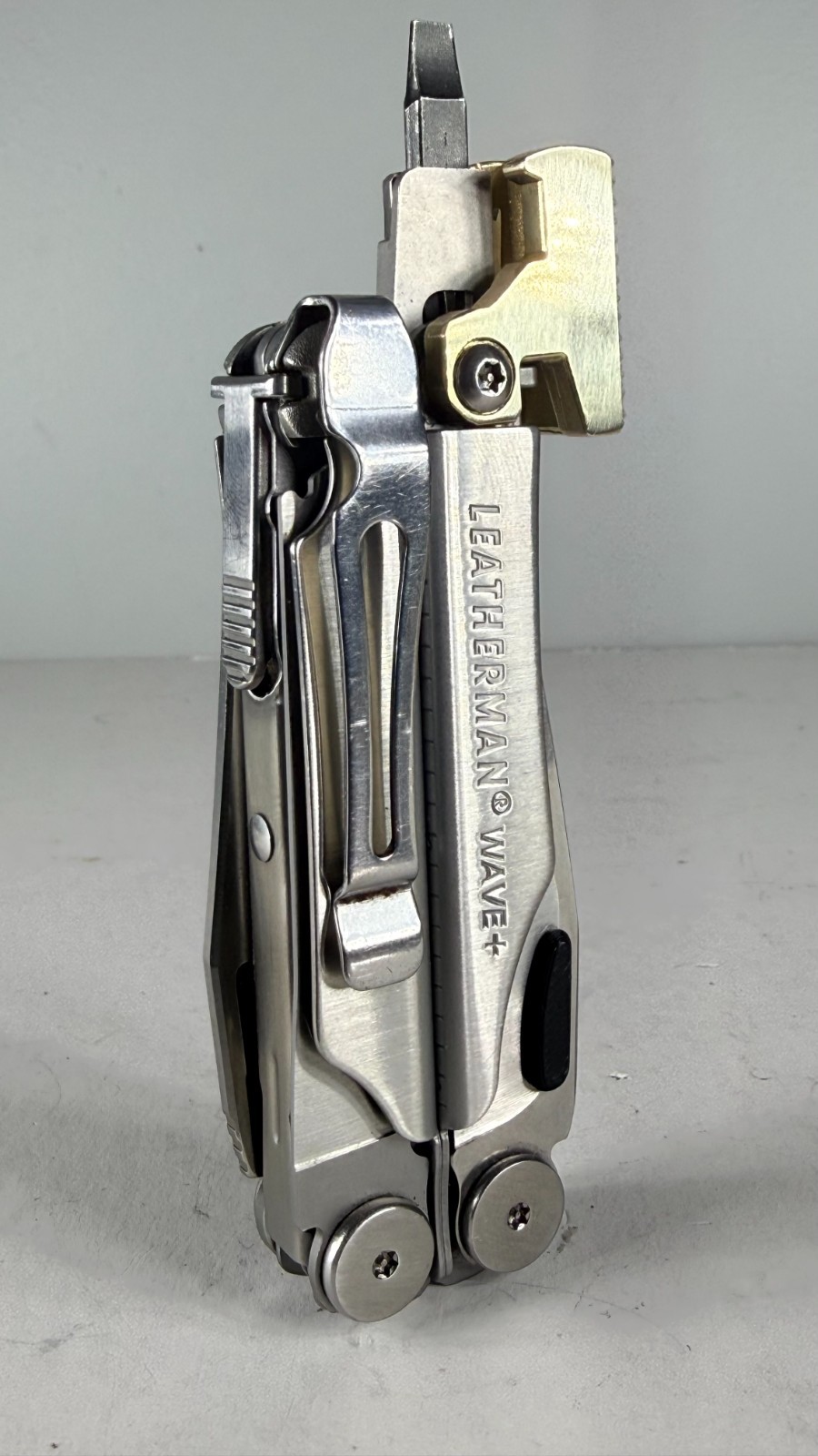 For Leatherman Wave +, BRASS Hammer Head Mod, Modification, CNC Made,Locking,CAD