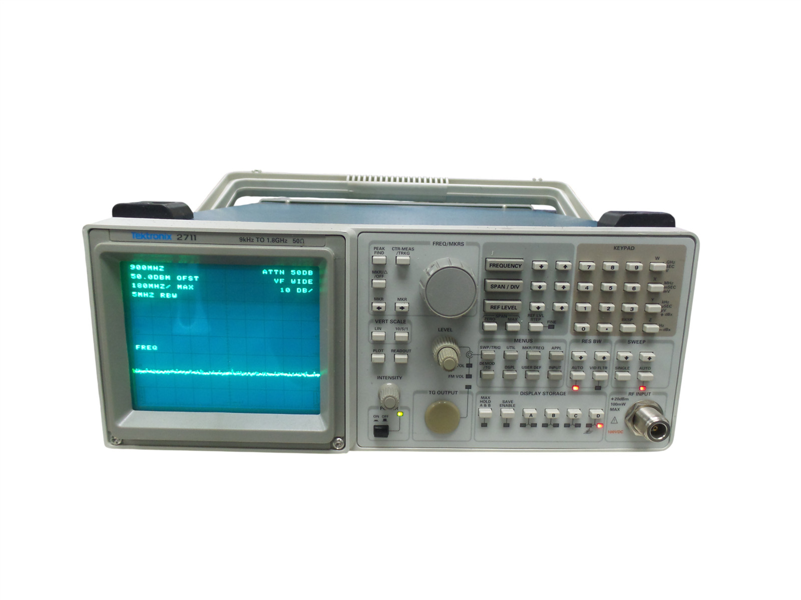 Tektronix  2711 Spectrum Analyzer 9kHz-1.8Ghz - Free Shipping