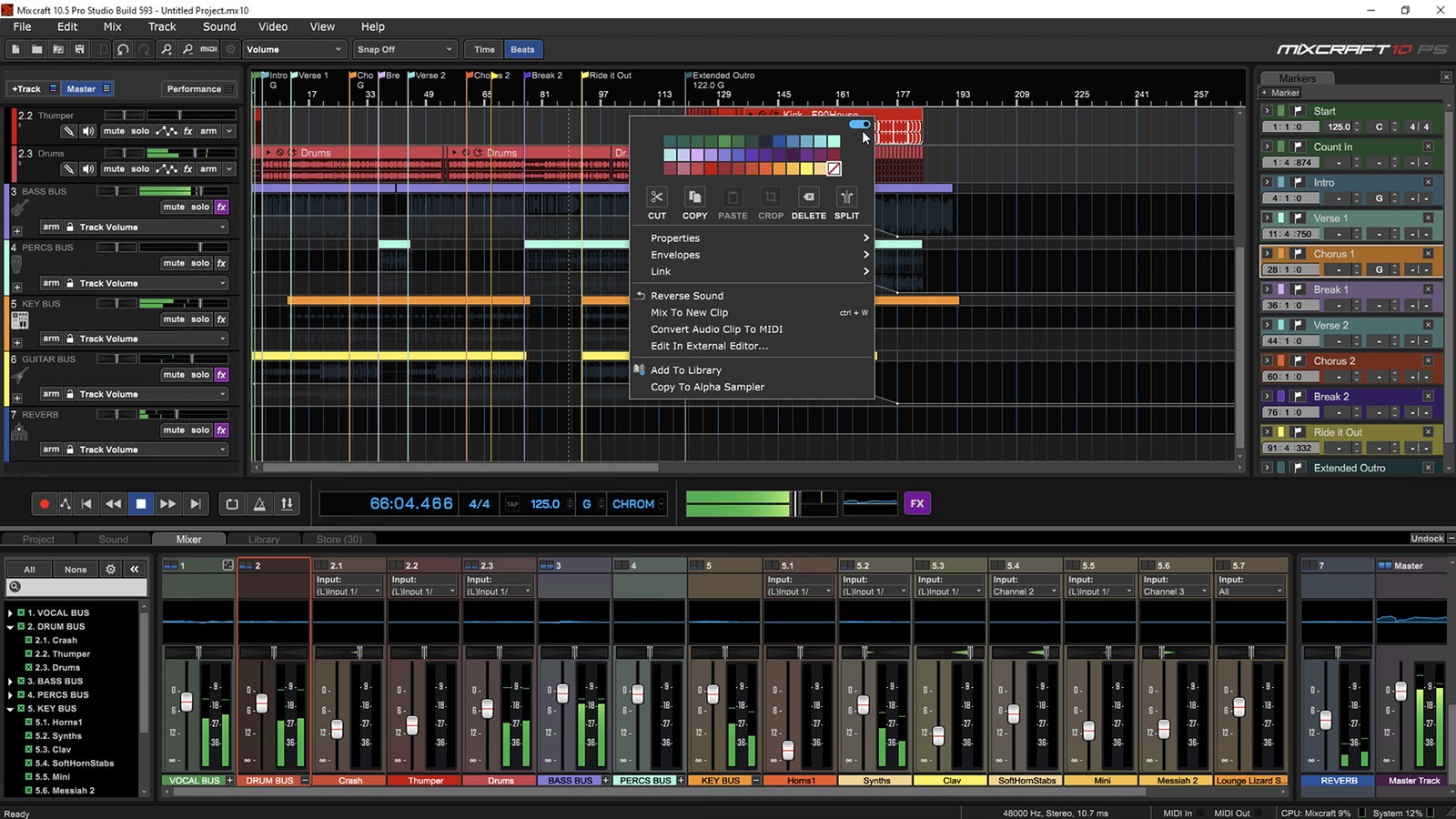 Mixcraft 10.5 Pro Studio Retail Edition
