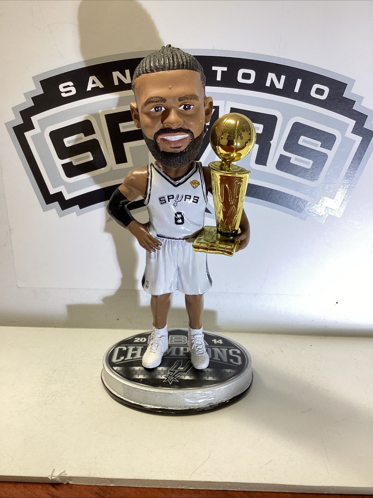 San Antonio Spurs 2014 CHAMPIONSHIP UNFINISHED CUSTOM Patty Mills Bobblehead