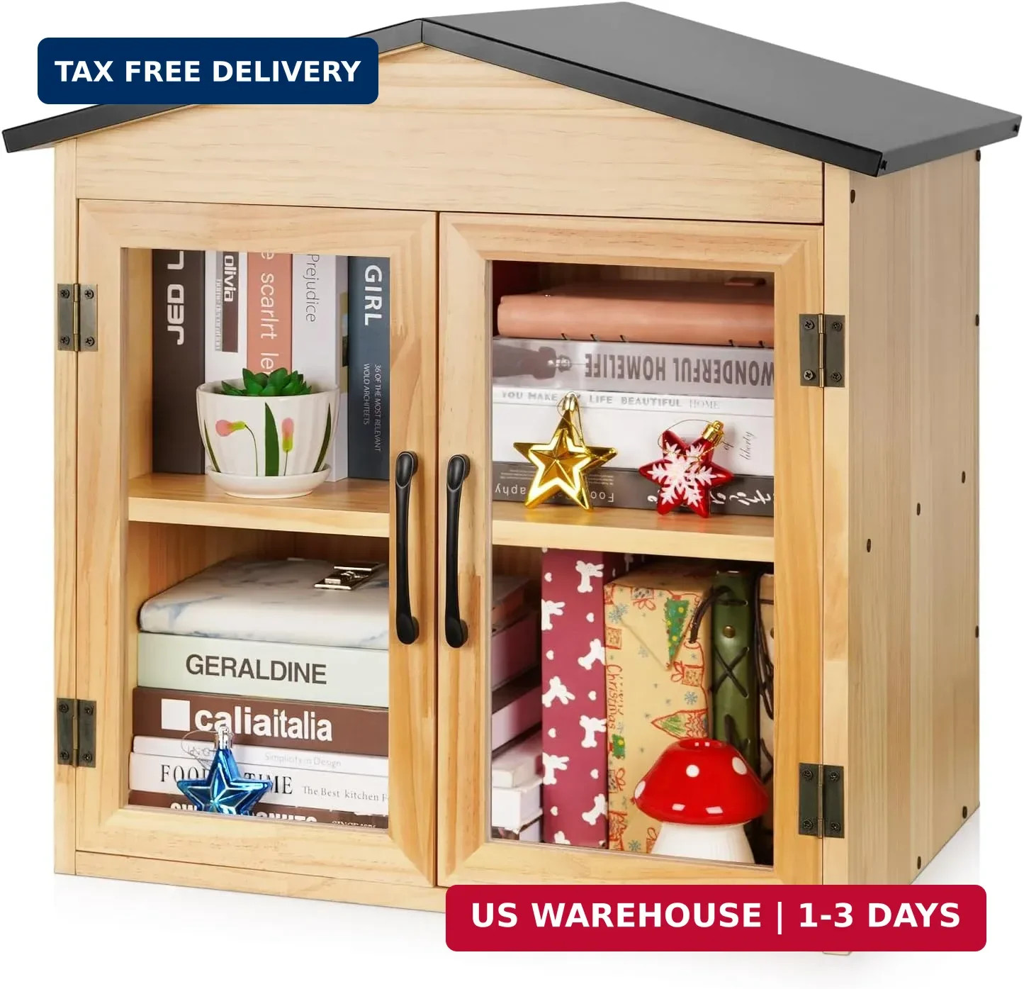 Outdoor Library Outdoor Book Box Storage Small Wooden Cabinet Little Literature
