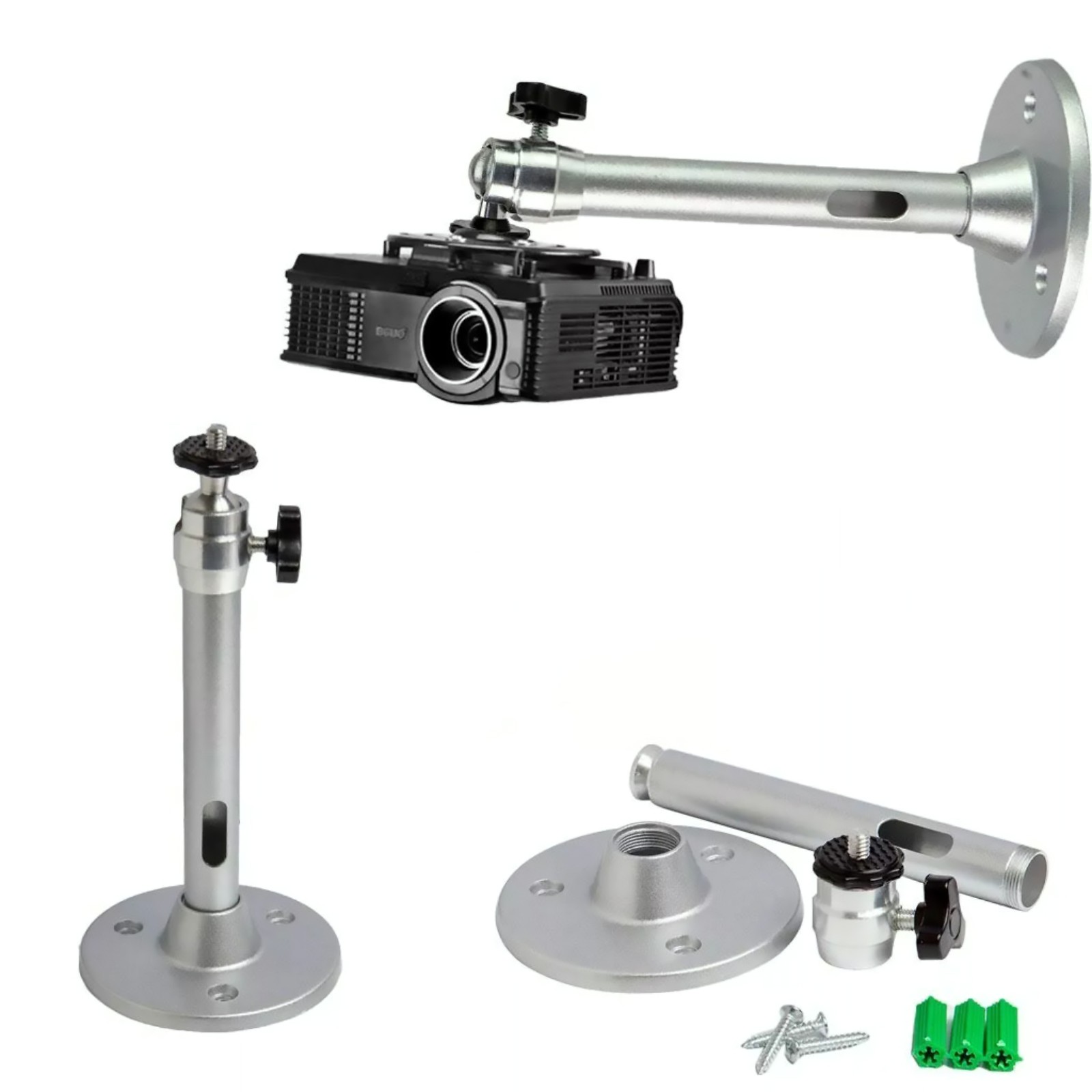 360° Rotatable Universal Wall Ceiling Mount Stand For Mini Projector DVR Camera