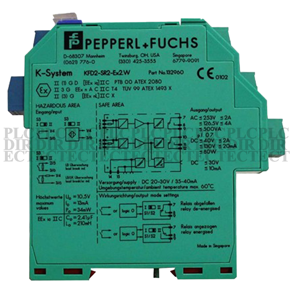 NEW Pepperl + Fuchs KFD2-SR2-EX2.W Switch Amplifier