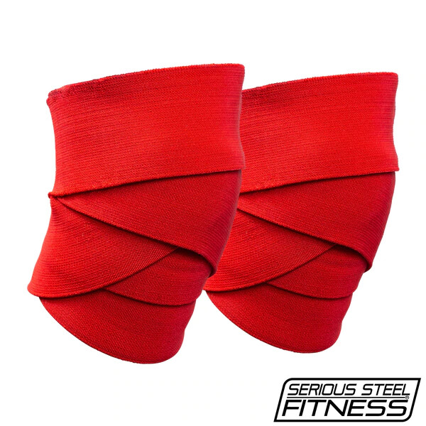 Serious Steel Fitness Knee Wraps | Weight lifting Knee Wraps | USPA approved