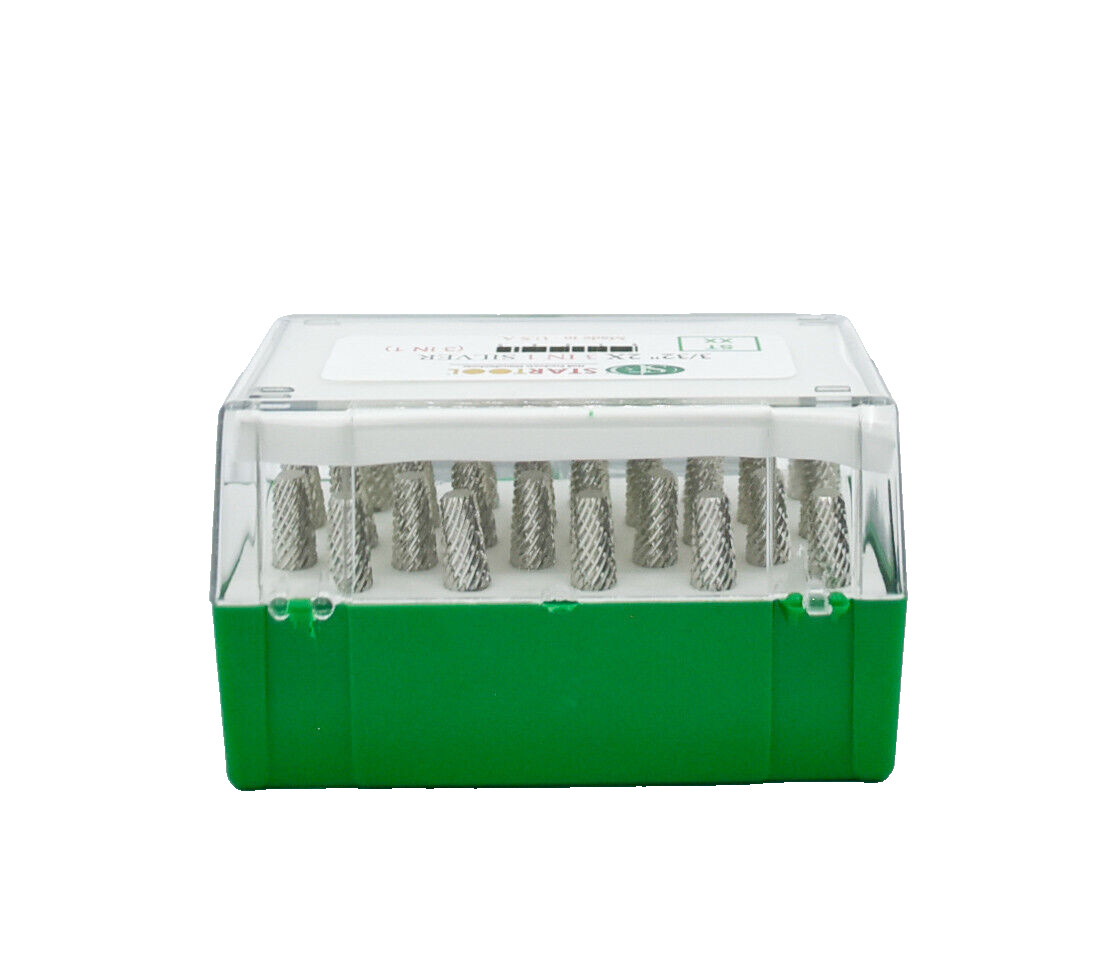 Startool Acrylic Nail Drill 3/32" STXX 2X. ( 3-in-1) Silver *( 2 Pieces )