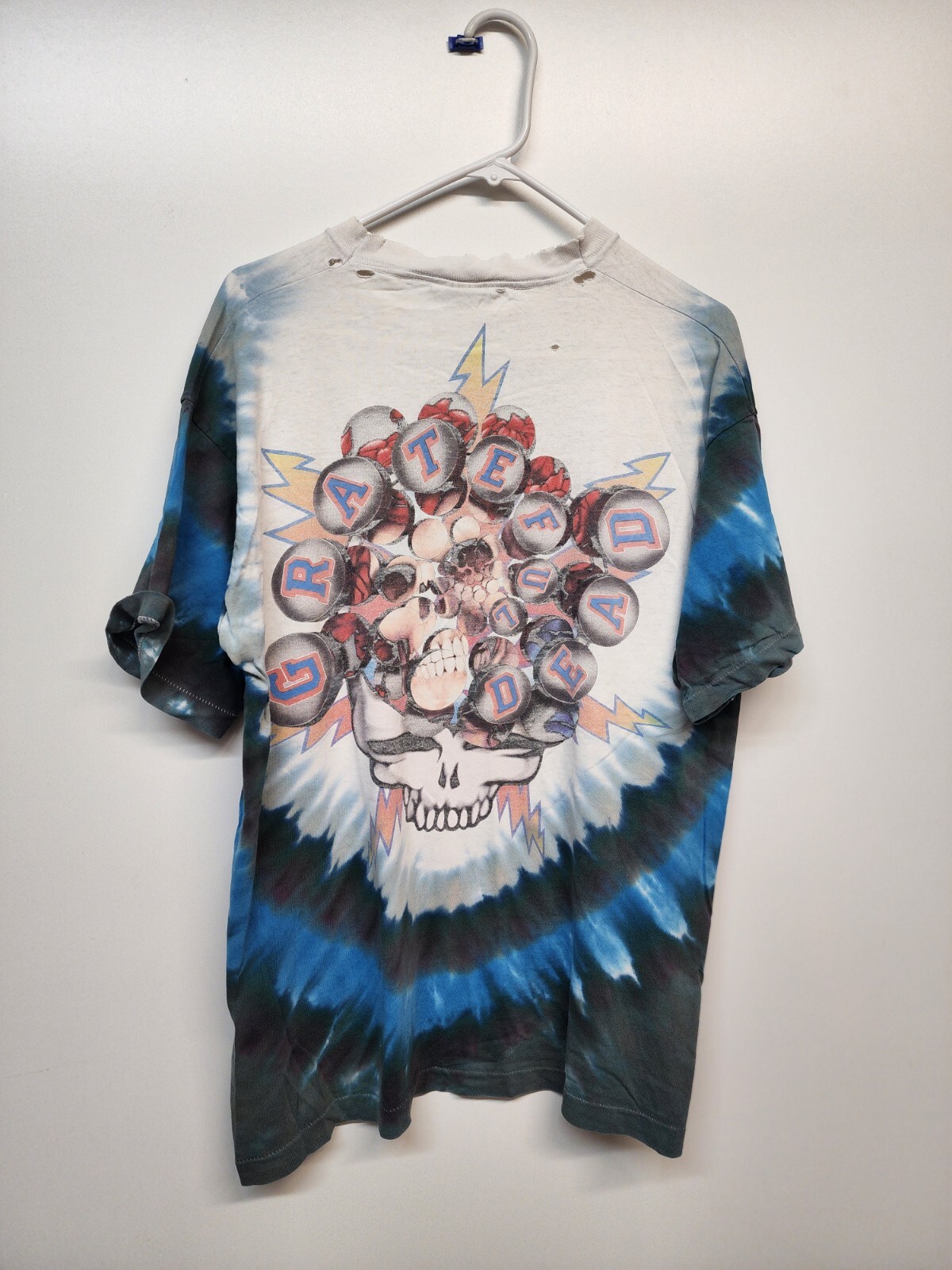 Grateful Dead Shirt T Shirt Vintage 1994 Hockey NHL '94 Stick Puck Tie Dye GDM