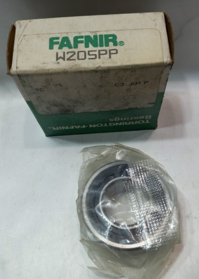 Fafnir W205PP Deep Groove Bearing 25mm X 52mm X 20.6mm (.8125") New Sealed