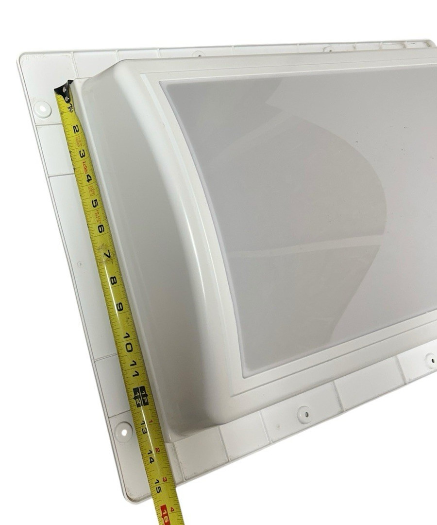 Rv Camper Travel Trailer Motorhome 25"x17" White Inside Interior Dome Skylight