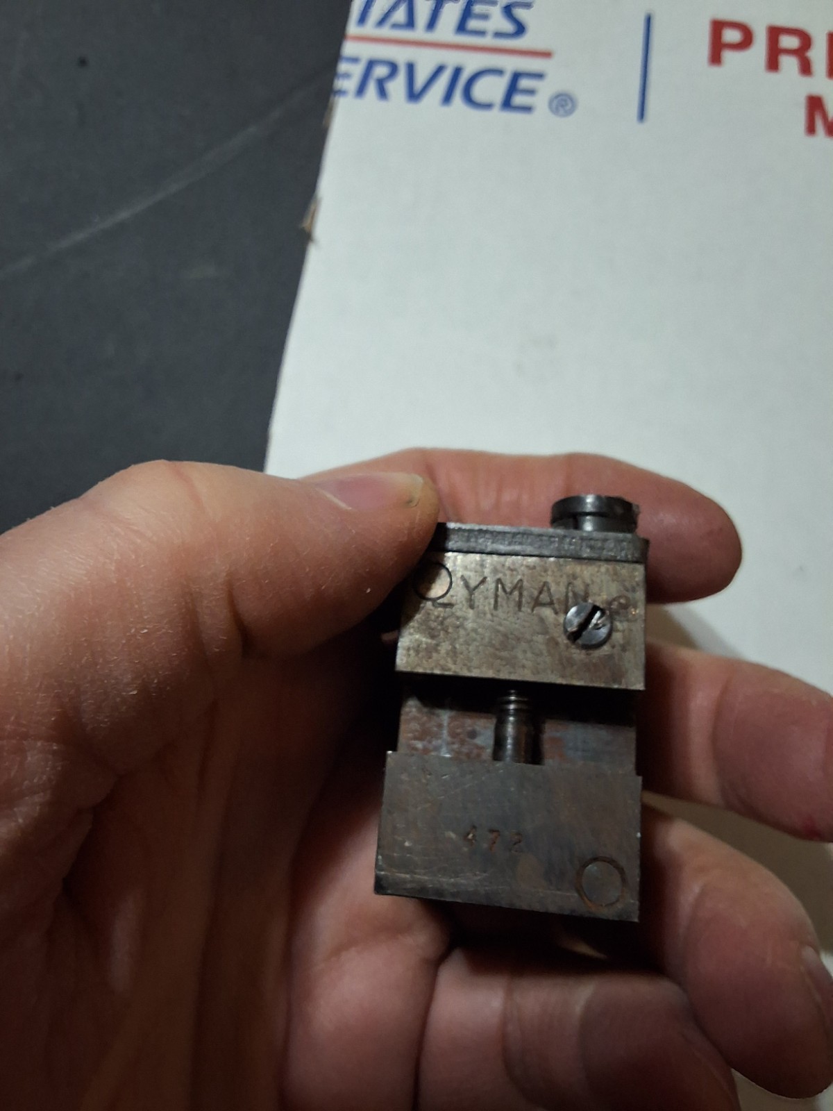 Lyman 490 472 Single Cavity Bullet Mould Mold