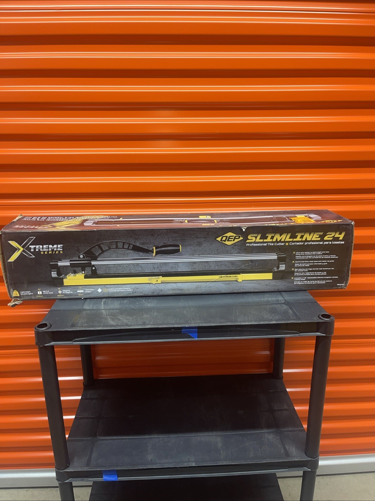 QEP 10624Q 24 inch Professional Slimline Tile Cutter - Yellow