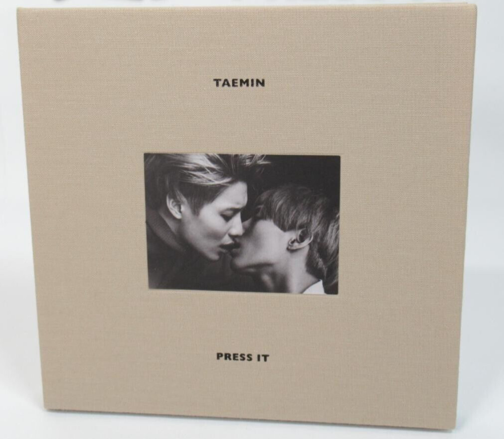 SHINee TAEMIN Solo Album PRESS IT CD+Photo Card Taemin kiss version
