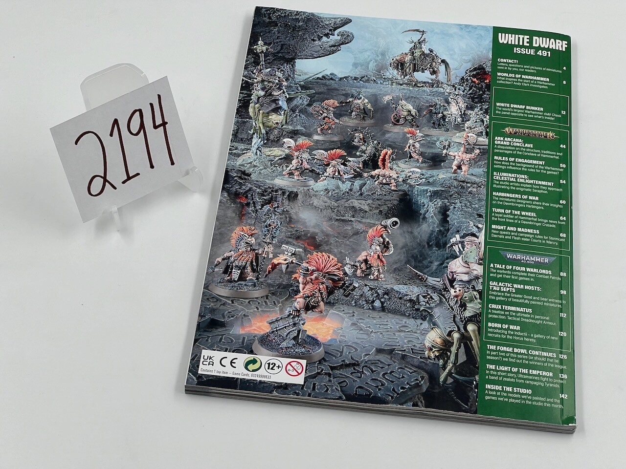 Warhammer, White Dwarf Issue #491 - Complete, New (All Inserts Included)