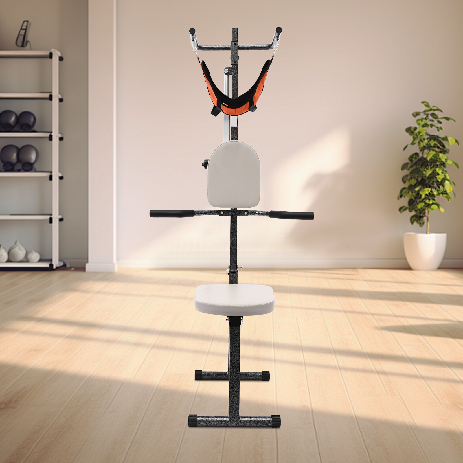 Traction & Stretch Decompression Machine Neck Traction Chair Home Gym Equipment