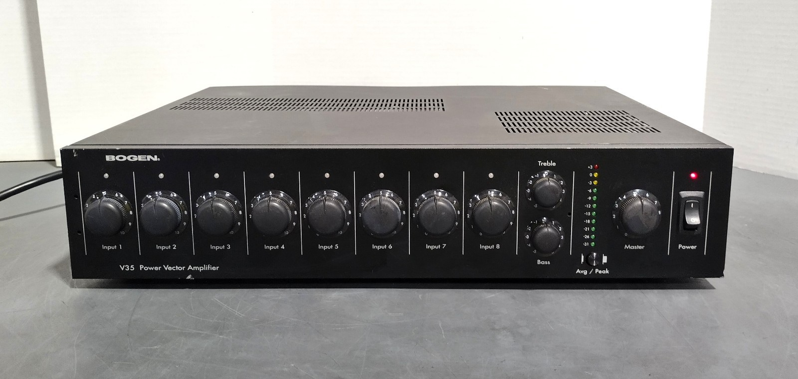 Bogen Power Vector V35 Modular Input 35W Audio Commercial Mixer-Amplifier