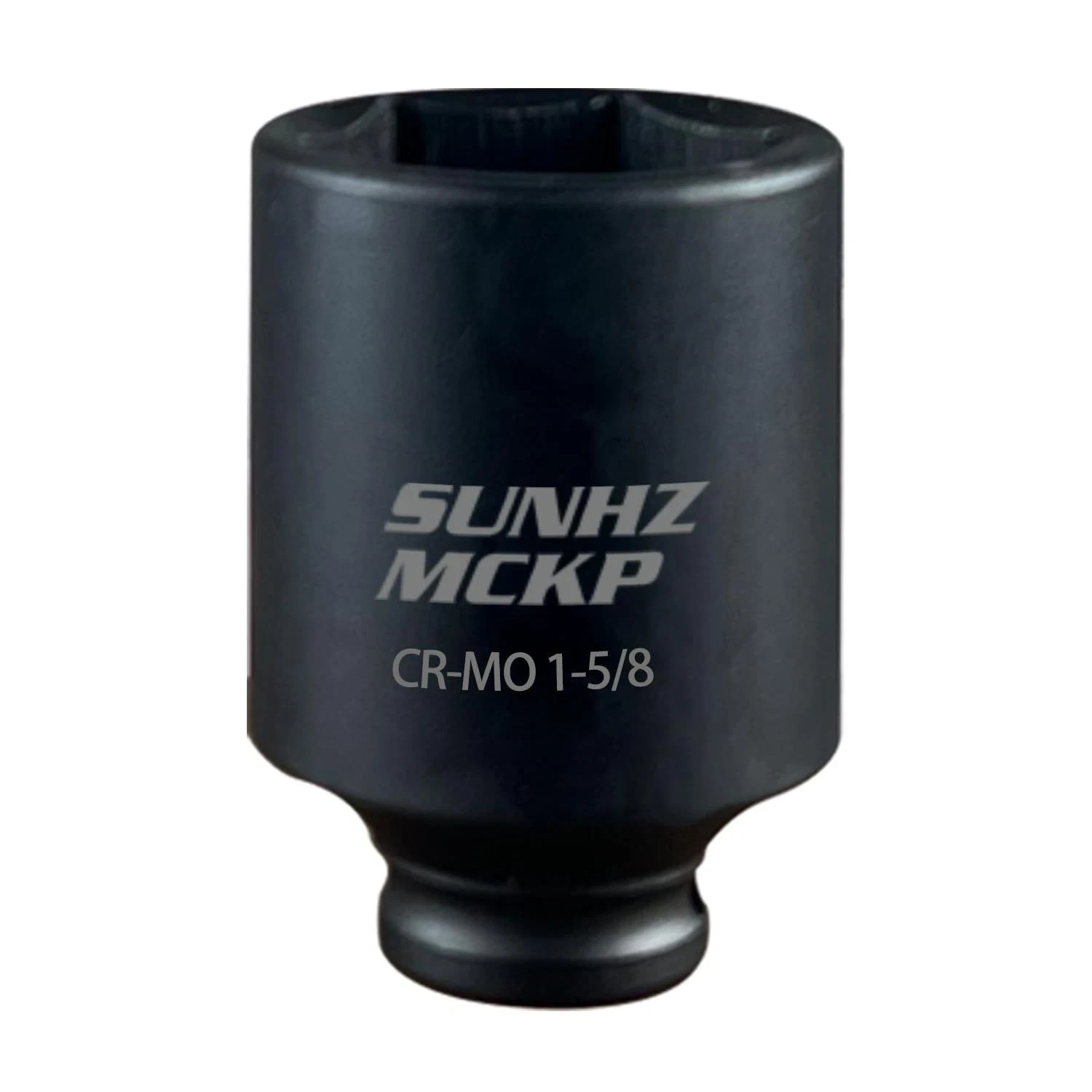 1/2 Inch Drive Impact Socket, SAE 1-5/8 in Deep 6 Point Socket, CR-MO,