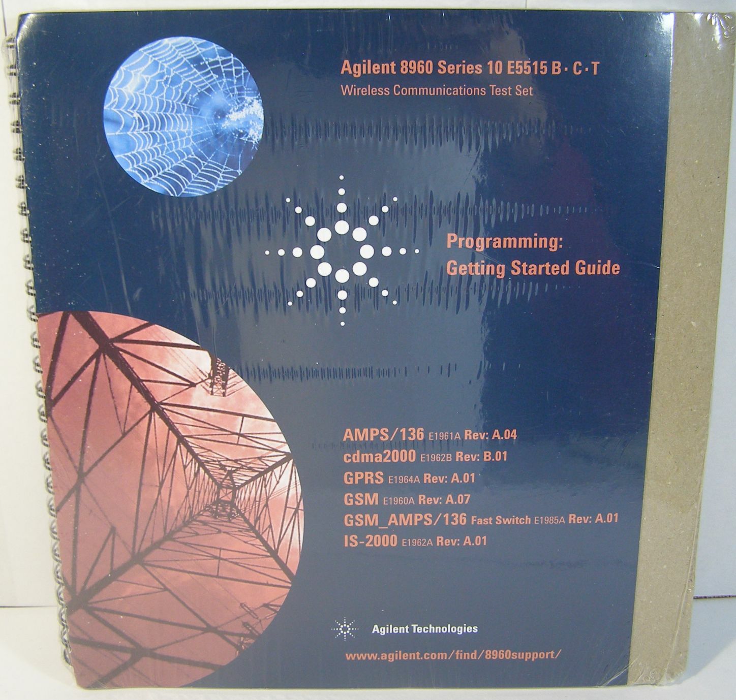 AGILENT TECH 8960 SERIES 10 E5515 B.C.T. WIRELESS COMMUNICATIONS TEST SET GUIDE