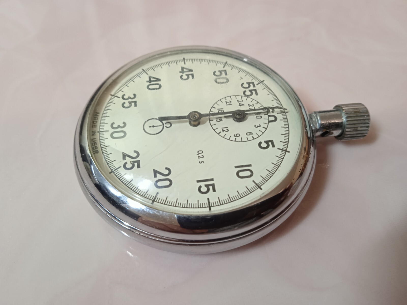 Soviet mechanical stopwatch Agat.