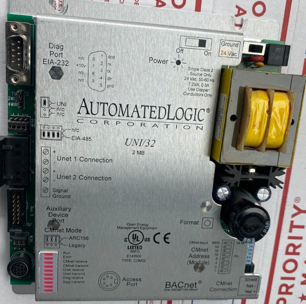 Automated Logic ALC UNI/32 2MB U-Line Unitary Controller Router - Municipal