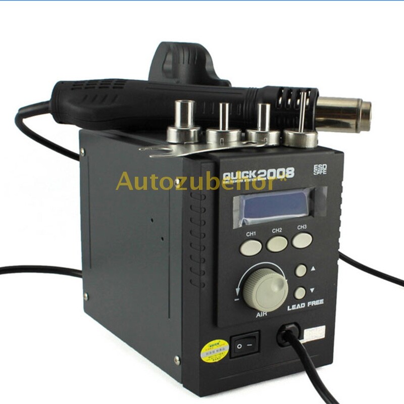 ESD Hot Air Gun Rework Station For Phone SMD BGA Desoldering Repair 220V 700W