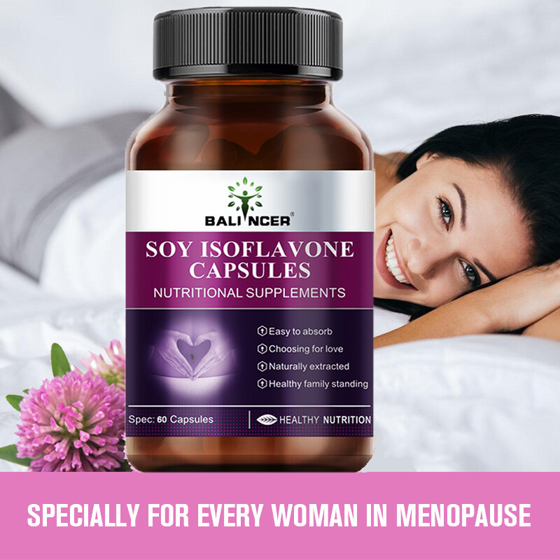 SOY ISOFLAVONES 30 to 120 Soy Isoflavones Capsules | Menopause
