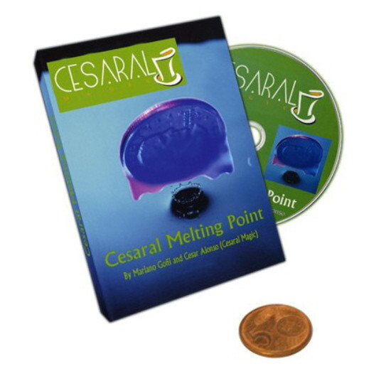 MELTING POINT - DVD & GIMMICKS - PROFESSIONAL COIN MAGIC BY CESARAL