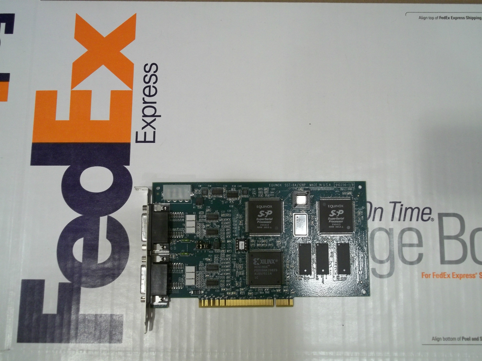 IBM PCI Serial I/O SST128P Port Adapter Card 32-Bit  37L1429 Equinox 37L1457