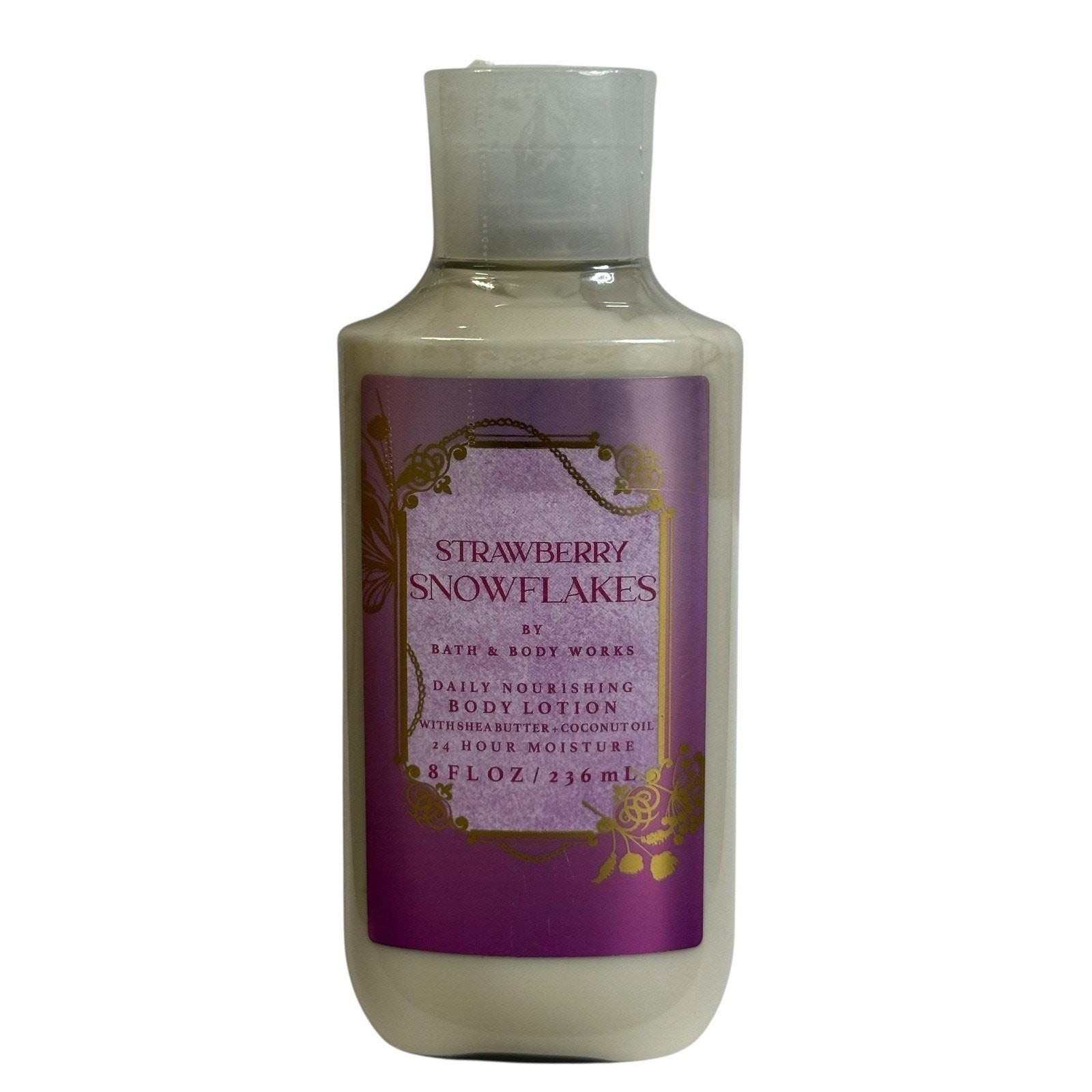 Bath and Body Works Strawberry Snowflakes Body Lotion Shea Butter and Coconut