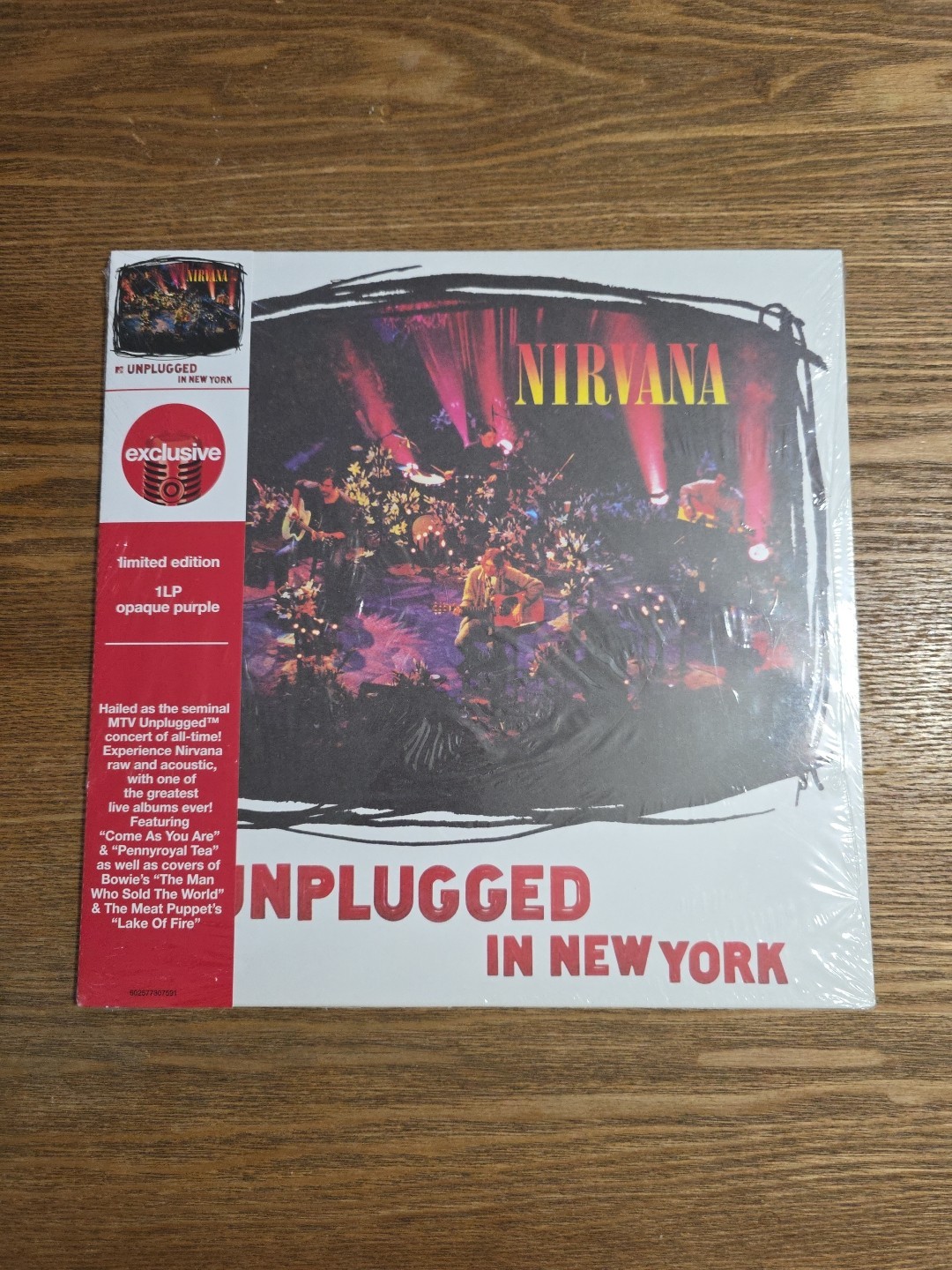Nirvana MTV Unplugged (Target Exclusive Opaque Purple Vinyl) Sealed