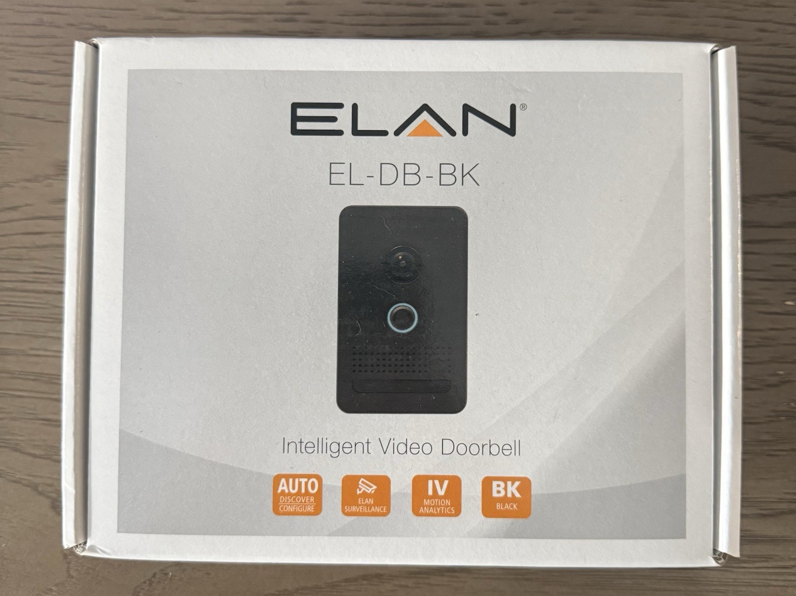 Elan EL-DB-BK Video Doorbell - Black