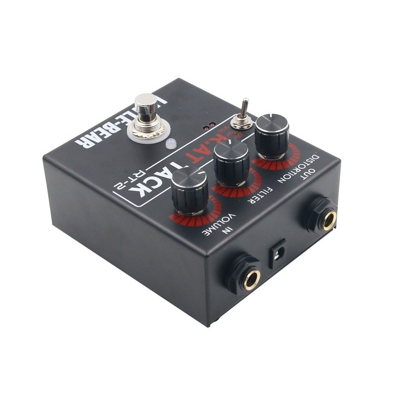 For RT-2 Little Bear Guitar Distortion Fuzz Effector effect StompBox Pedal