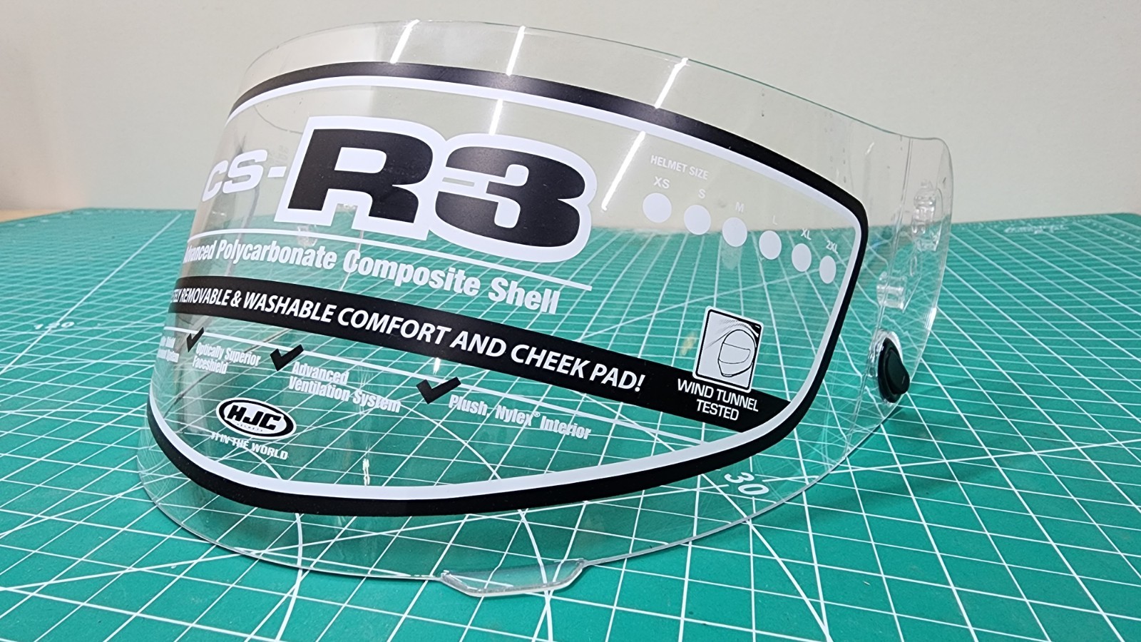 HJ-09 Shield (Clear Lens) fits helmet CL-15, CL-16,CL-17,CL-SP,CS-R1,CS-R2,CS-R3
