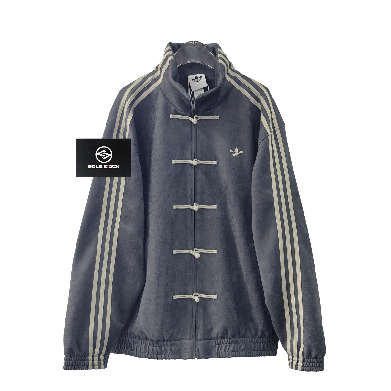 Adidas Originals CTT Chinese Track Top Casual Jacket KR0295 Unisex Blue Gray