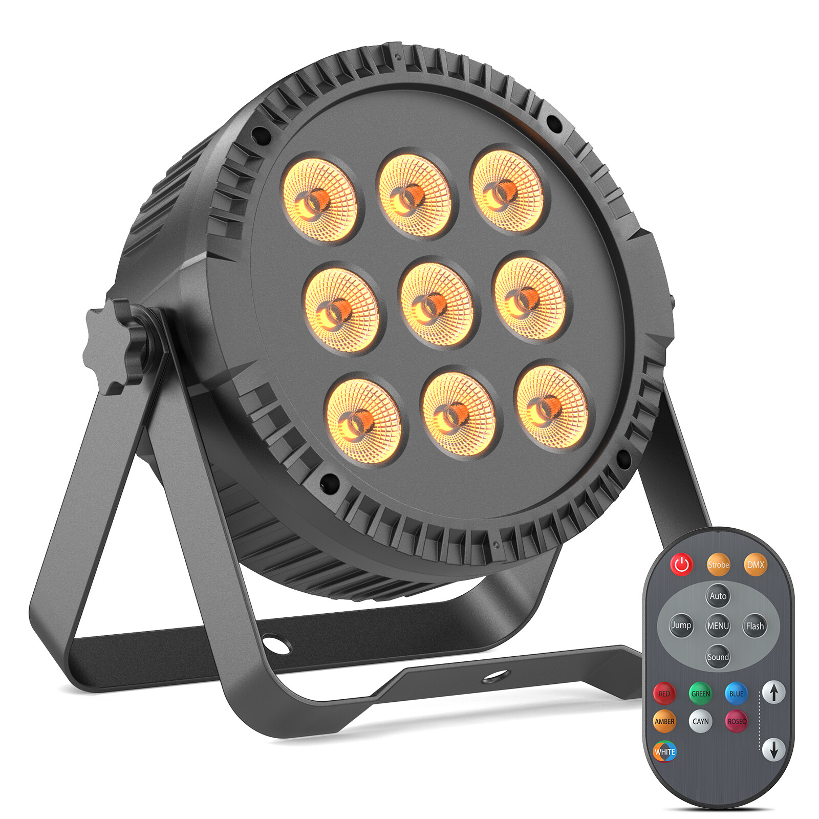 9x15w RGBW LED Par Light DMX Stage Lighting For DJ Disco Party Show